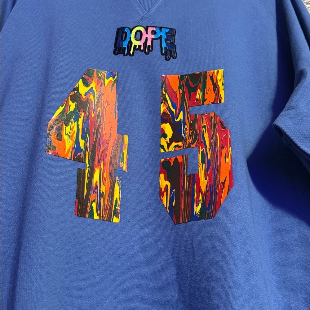 DOPE 45 Terry Sweater “Oozing Drip” Size XXL - Picture 3 of 9